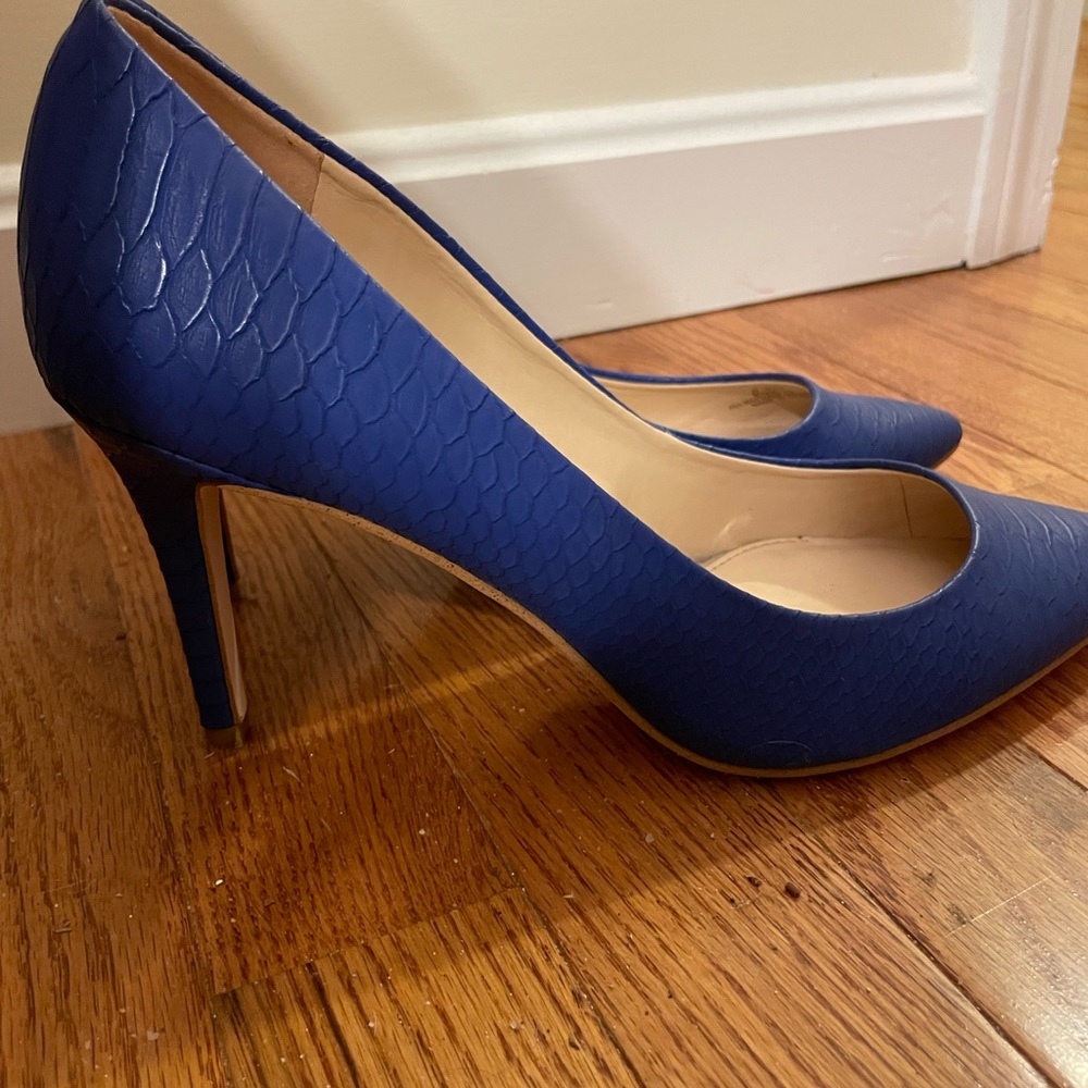 Royal blue heels